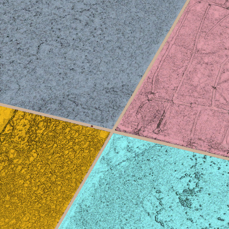 Toxic Quadrants, Colorfields: Landscapes of Progress, 2022-2024