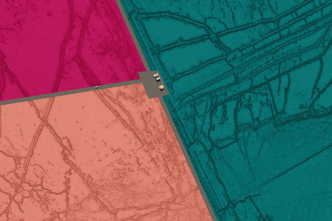 Triple Confluence, Colorfields: Landscapes of Progress